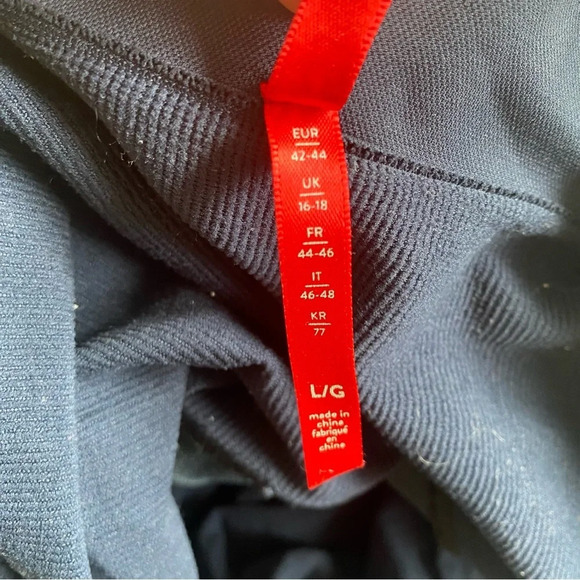 Spanx Maternity Mama Ankle Jeanish Legging Jean Womens SZ L Blue Over the Bump - Picture 11 of 13